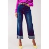 Women's Straight Leg Cuffed Jeans - Q2 - image 4 of 4