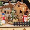 11.5 Inch Led Santa Flying Over Christmas Sled Town Village Figurines - 3 of 4