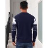 Clearlove Men's Casual Slim Fit U-Neck Pullover Long Sleeve Knitted Pullover Sweaters. - 4 of 4