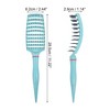Unique Bargains Wide Curved Vented Hair Brush 1 Piece - 4 of 4