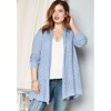 Roaman's Women's Plus Size Pointelle Cardigan - image 4 of 4