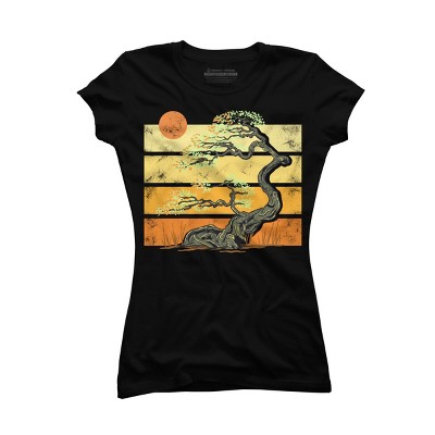 Junior's Design By Humans Summer Tree 2 By pilipsjanuarius T-Shirt