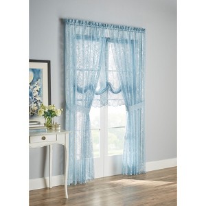 BrylaneHome Vintage Lace Rod-Pocket Panel - 1 of 4