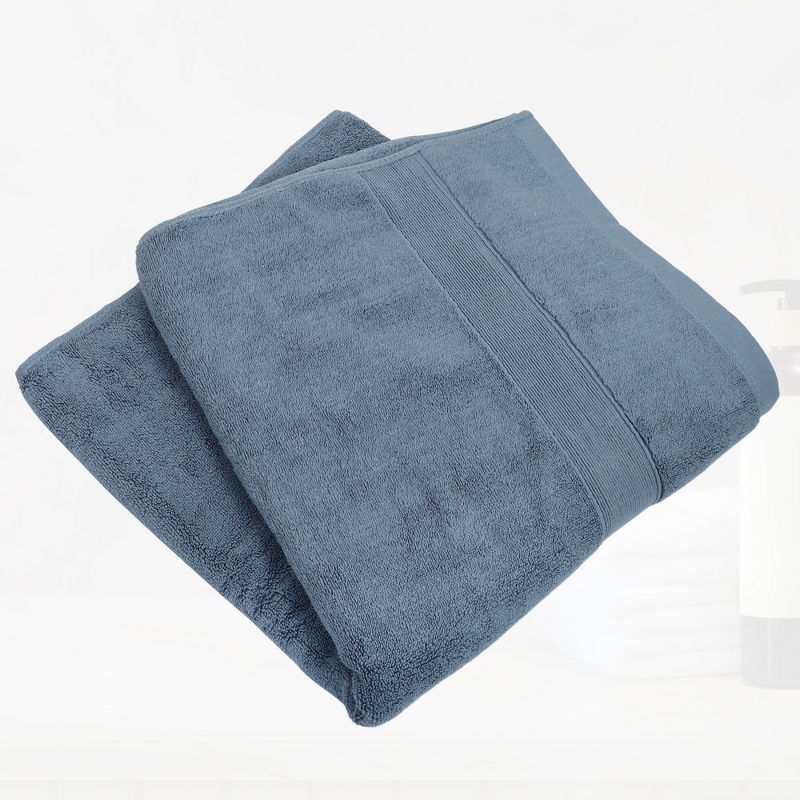 Unique Bargains Soft Absorbent Cotton Bath Towel for Bathroom kitchen Shower Towel Classic Design 1 Pcs, 5 of 7