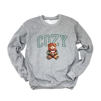 Simply Sage Market Women's Graphic Sweatshirt Cozy Bear