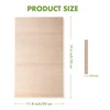 Robotime 3D Puzzles 3mm Plywood Maple Plywood for Laser Cutting  Engraving Thin Maple Boards Crafting Wood Sheets, Multicolored, 11.81"*19.69"*0.79" - 3 of 4