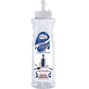 Master of Mixes Cocktail Essentials Simple Syrup Lite - 375ml Bottle (12.7 Fl Oz) - Mixer Perfect for Bartenders and Mixologists - 1 of 4