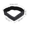 Unique Bargains Portable Double Pocket Running Waist Pack 1 Pc - 2 of 4