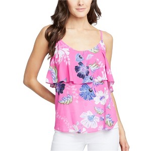 Rachel Roy Womens Flounce Floral Ruffled Blouse - 1 of 1