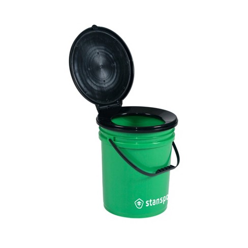 Stansport Bucket Style Portable Toilet With Lid - image 1 of 4