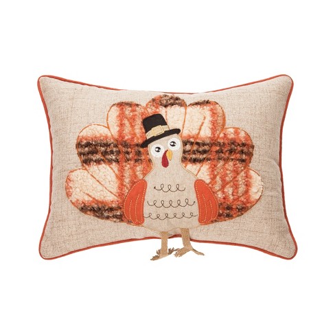 Give Thanks Throw Pillow Cover 16x16, Fall , Thanksgivng, Turkey, Autumn,  Fall Throw Pillow, Rustic Throw Pillow, Farmhouse Pillow 