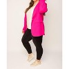 Women's BUTTON FRONT BLAZER - GEEGEE - 2 of 4