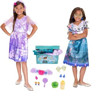 Disney Encanto Madrigal Sisters Dress Up Trunk, Mirabel & Isabela Fashion  Dresses Fit Sizes 4-6x : Target