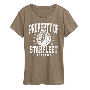 Women's - Star Trek - Property of Starfleet Short Sleeve Graphic T-Shirt - 1 of 4