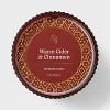 2 Wick Ribbed Glass Candle 13oz - Threshold™ - 4 of 4