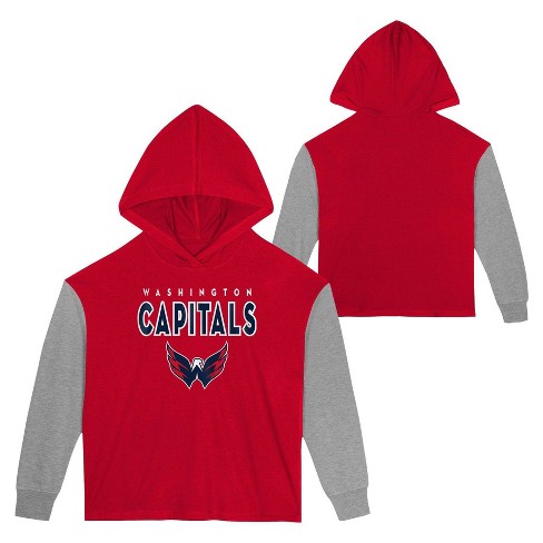 Capitals hooded hot sale sweatshirt