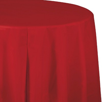 Classic Red Disposable Tablecloth