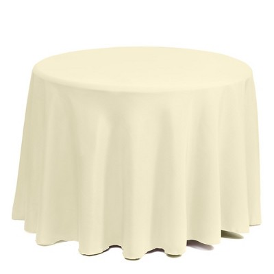 Gee Di Moda Round Tablecloth - Heavy Duty Washable Polyester