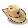 Western Express Kid's Palm Straw Sheriff Hat - 2 of 4