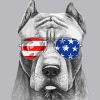 Men's Design By Humans American Pitbull With Sunglasses By Tank Top - 2 of 2