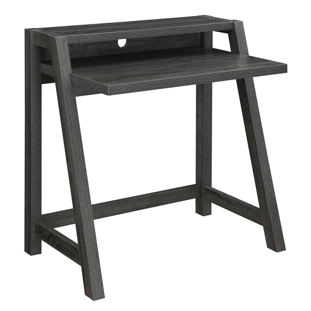 Newport Lilly 2 Tier Desk Weathered Gray - Breighton Home