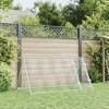 vidaXL Chicken Cage Walk-in Hen Coop - Galvanized Steel Poultry Enclosure 78.7"x41.3"x35.8" Silver - 3 of 4