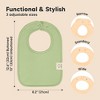 KeaBabies 8-Pack Organic Baby Bibs for Boy, Girl, Drool Bibs, Baby Bib for Girls, Boys,  Newborn Teething Bibs - 2 of 4