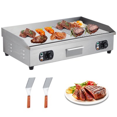 Garvee 29" Commercial Electric Griddle with Temperature Control 122°F-572°F, 3000W Countertop Griddle for Kitchen Restaurant, 110V 60HZ (NO PLUG)