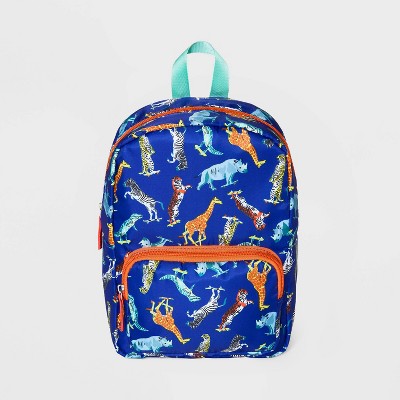 Toddler Boys' Skating Animal Print Backpack - Cat & Jack™ Blue