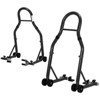 Heavy-Duty Motorcycle Front & Rear Stand Set – 900 lbs Capacity, Adjustable Width, Durable Steel Construction for Maintenance, Repairs & Storage - 2 of 4
