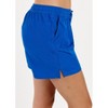 Calypsa Women's Plus Size Chlorine Resistant 4" Board Shorts - 2 of 3