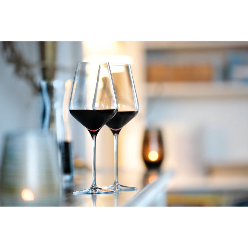 Set of 4 Quatrophil Wine Drinkware 20oz Glasses Red - Stolzle Lausitz, 6 of 7