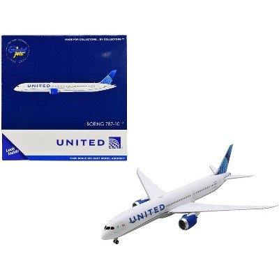Boeing 787-10 Dreamliner Commercial Aircraft "United Airlines" (N13014) White w/Blue 1/400 Diecast Model Airplane by GeminiJets