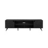 CAVINAS TV Stand Contemporary Minimalist TV Stand with 2 doors for TVs up to 80 inches - 4 of 4