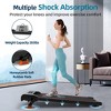 LICHICO 4-Level Adjustment Under Desk Treadmill with Incline - 2 of 4