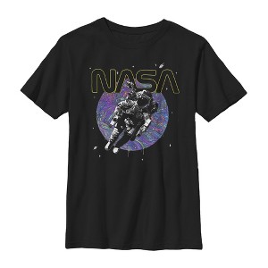 Boy's NASA Astronaut Space Swirl T-Shirt - 1 of 4