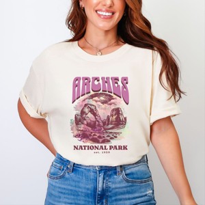 Simply Sage Market Arches National Park EST. 1929 Garment Dyed Tee - 1 of 4
