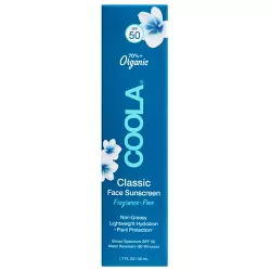 COOLA Classic Face Sunscreen - Unscented - SPF 50 - 1.7 fl oz