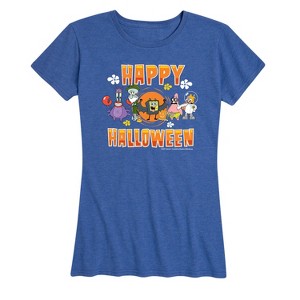 Women's - SpongeBob SquarePants - Happy Halloween Short Sleeve Graphic T-Shirt - 1 of 4