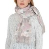 Anna-Kaci Women's Winter Cashmere Feel Scarf Floral Printed Classic Fringe Shawls Wrap Scarves - 2 of 4