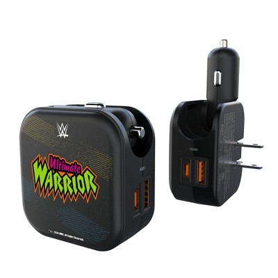WWE Legends Steel 18-Watt 2 in 1 USB A/C Charger