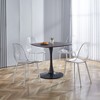 NicBex Set of 4 Dining Chair Modern Plastic Seat Back Dining Room Furniture Side Chair - 4 of 4