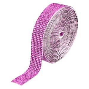 Unique Bargains Self-Adhesive Crafts Decorations Crystal Rhinestone Diamond Ribbons - 1 of 4