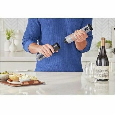 Black Stainless Steel Kitchen Wand Wine Opener Attachment