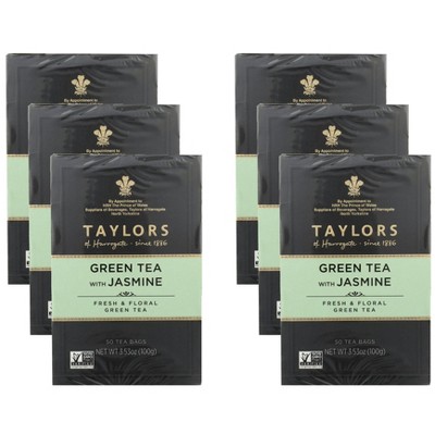Taylors Of Harrogate Green Tea With Jasmine - Case of 6/50 bags
