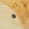 Jennifer Taylor Home Nebula 29.5" Burl Accent Pillar Side Table, Warm Natural Brown Burl Wood - 3 of 4