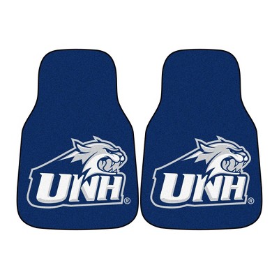 NCAA University of New Hampshire Wildcats Carpet Car Mat Set - 2pc