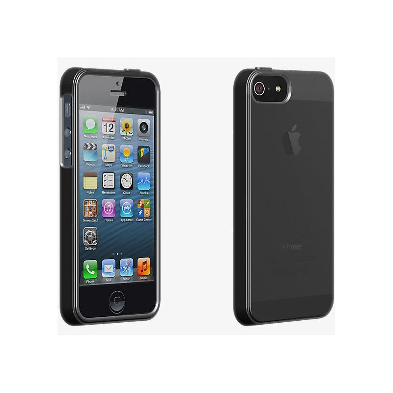Verizon High Gloss Silicone Case for iPhone 5/5S/SE - Black, 1 of 2