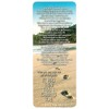 Dicksons Footprints Tan and Blue 2.5 x 7 Inch Cardstock Bookmark Cards Pack of 12 - 2 of 4