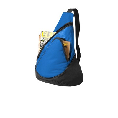 Port Authority Honeycomb Sling Backpack - Lightweight and Versatile Crossbody Bag Trendy Stylish and functional